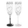 Lolita Mr & Mrs Wedding Toasting Glasses Gift Set