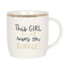 This Girl Runs On Coffee Mug