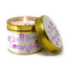 Lily Flame Happy Birthday Grandma Tin Candle